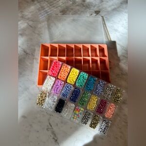 Bracelet beads and Box